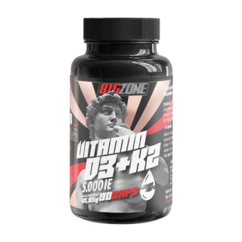 Vitamine D3 + K2 Liquid Caps Big Zone (90 gélules)